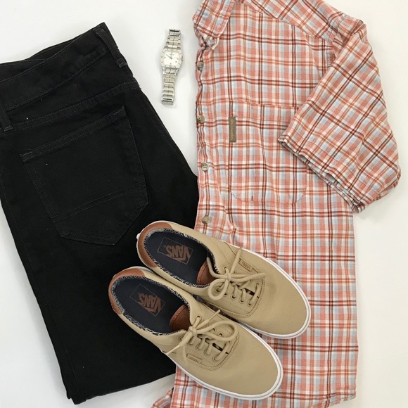 Men’s Columbia striped button up shirt - Size S - Picture 7 of 8